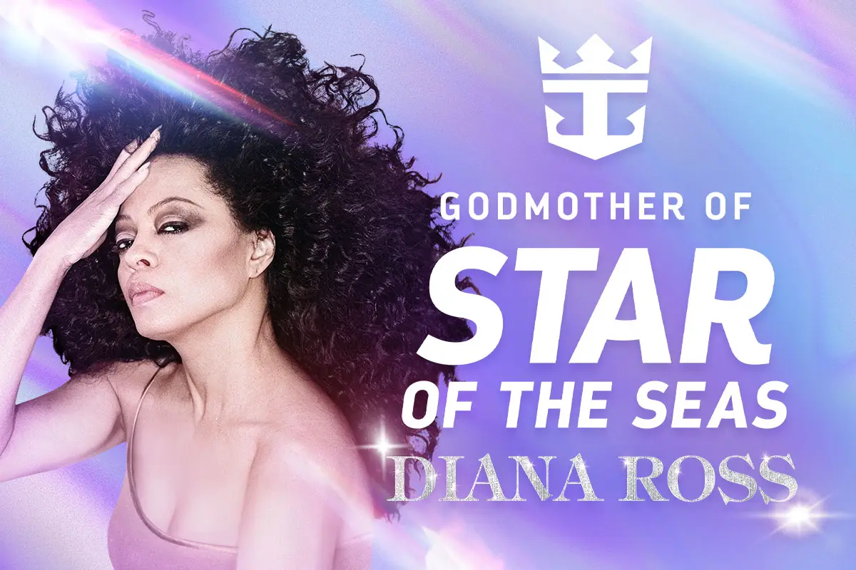 Diana Ross wordt doopmoeder van Royal Caribbean’s ‘Star of the Seas’