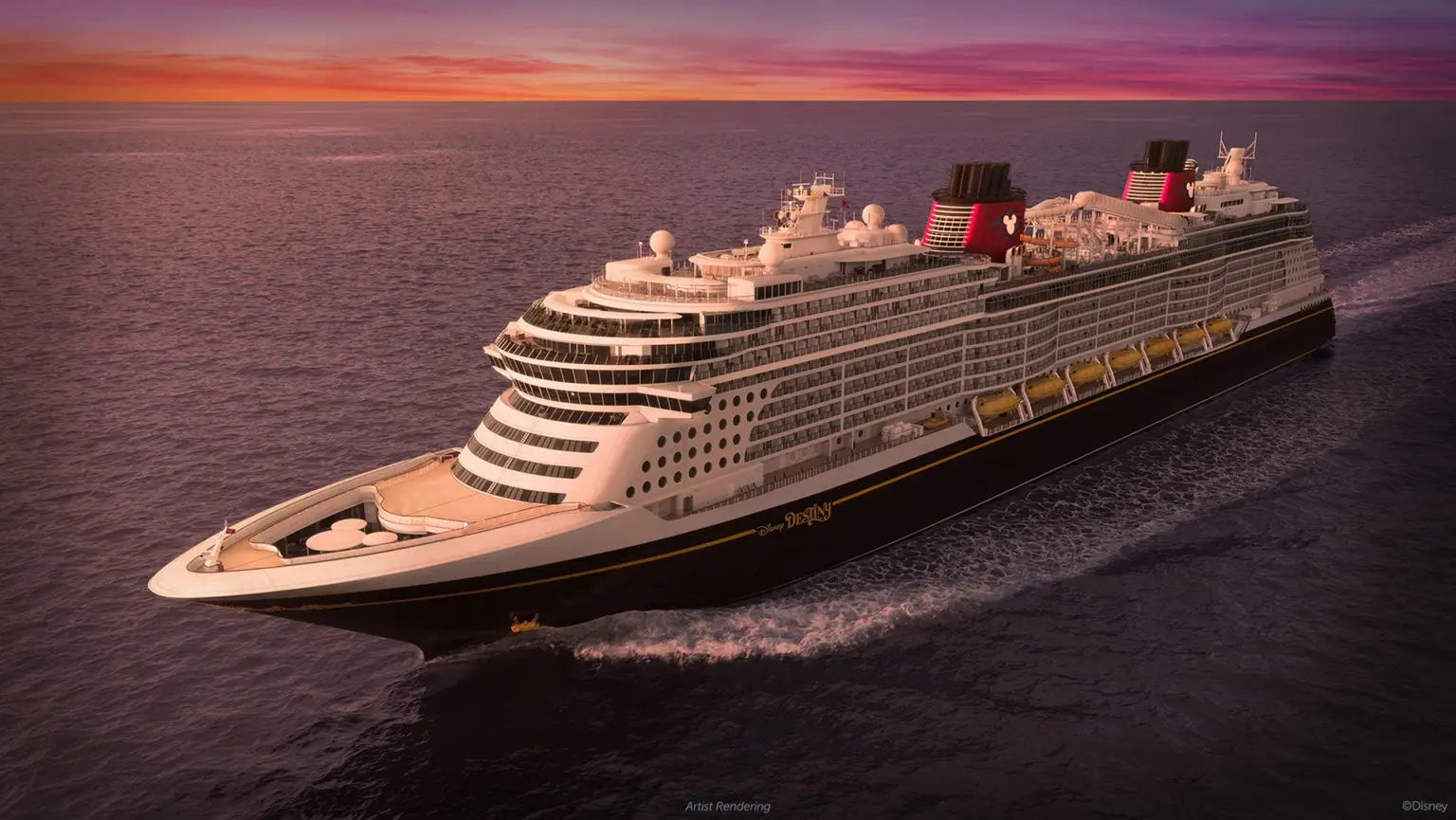 Disney Destiny officieel uitgedokt en klaar voor haar eerste avontuur