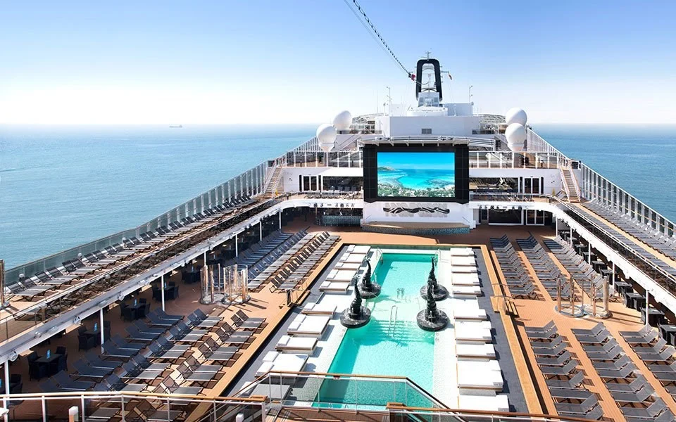 Foto aan boord van de MSC Bellissima