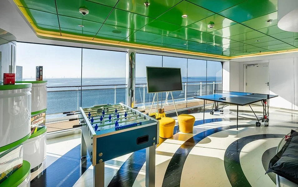 Foto aan boord van de MSC Euribia