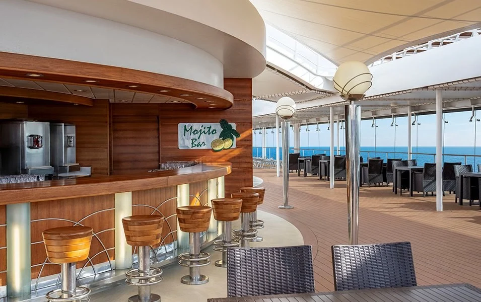 Foto aan boord van de MSC Poesia