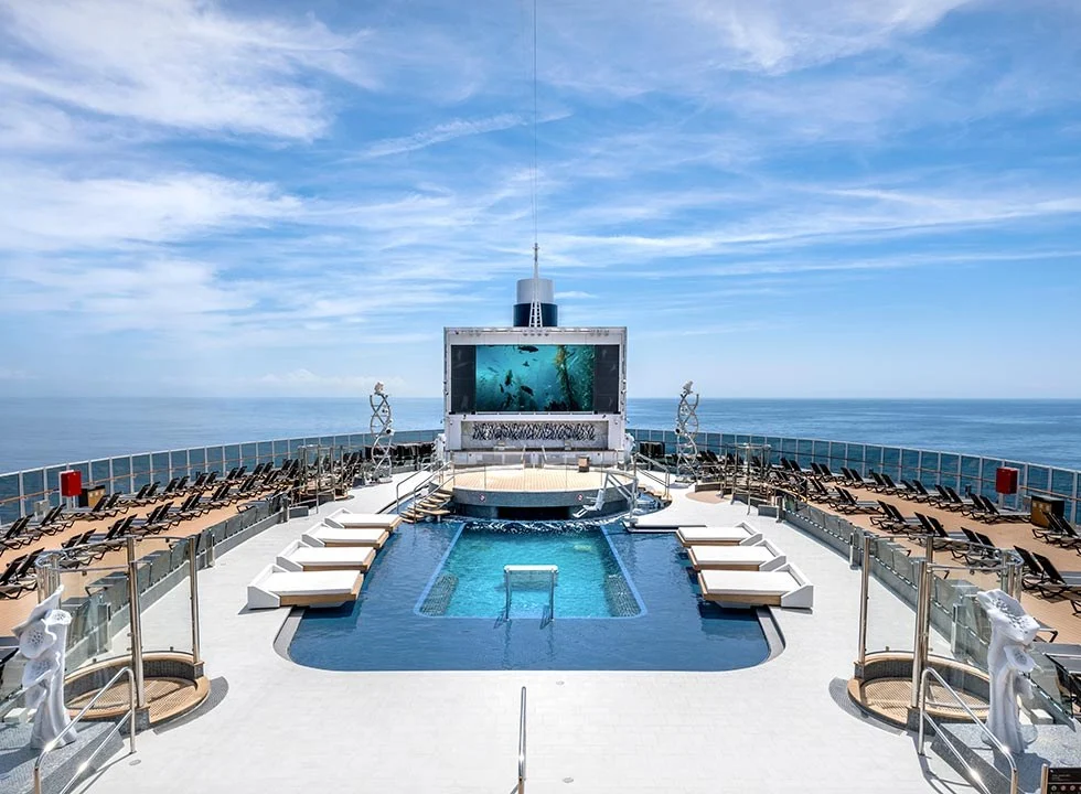 Foto aan boord van de MSC Seascape