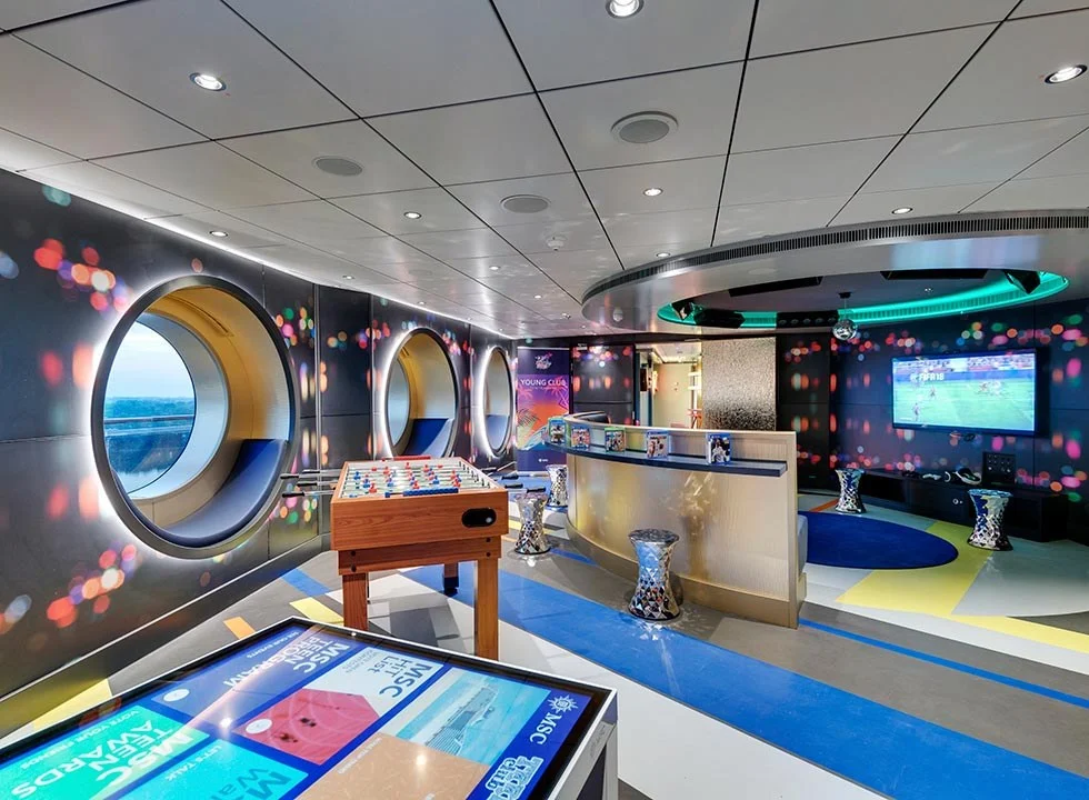 Foto aan boord van de MSC Seashore