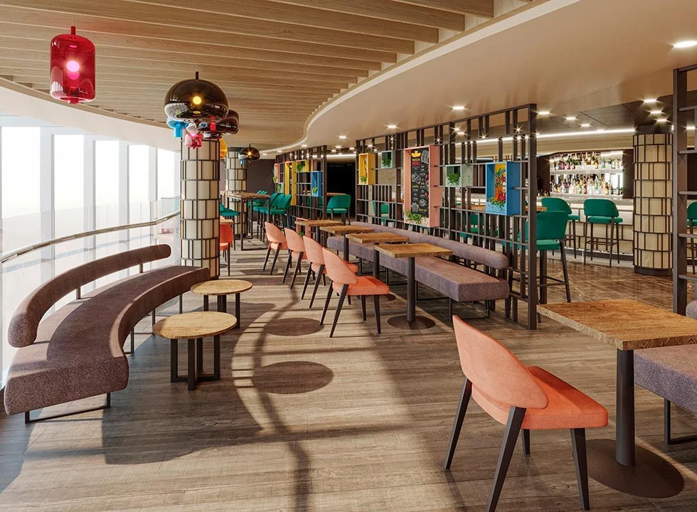Foto aan boord van de MSC Seashore