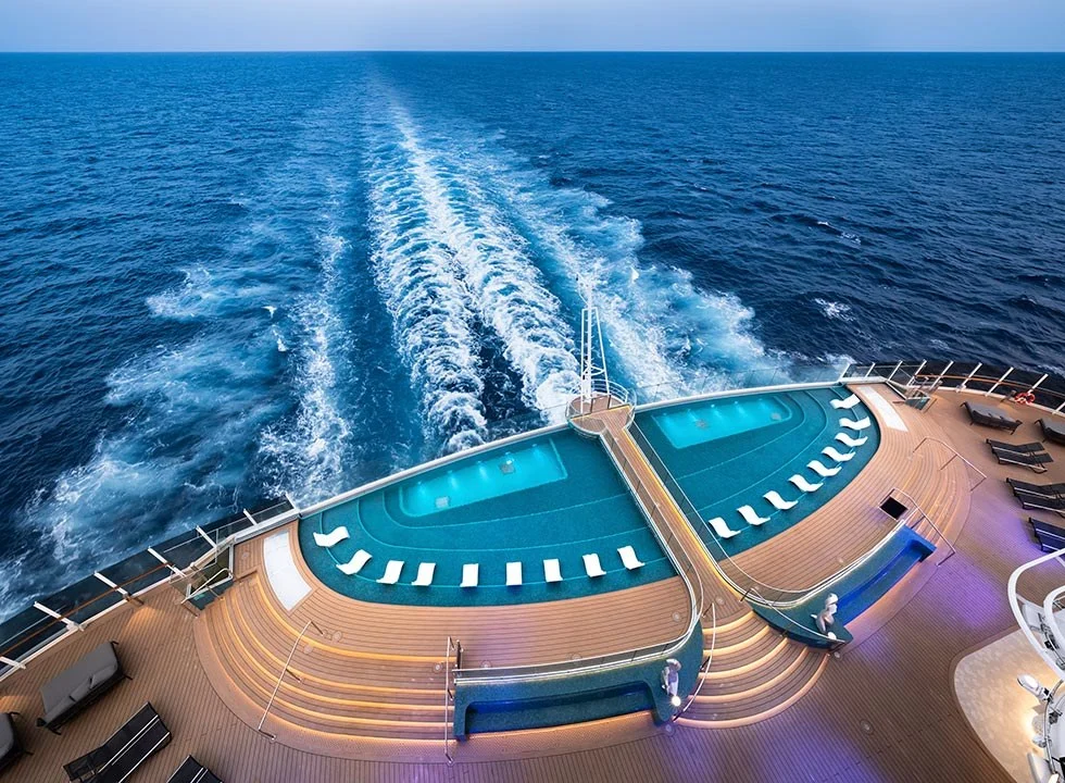 Foto aan boord van de MSC Seashore