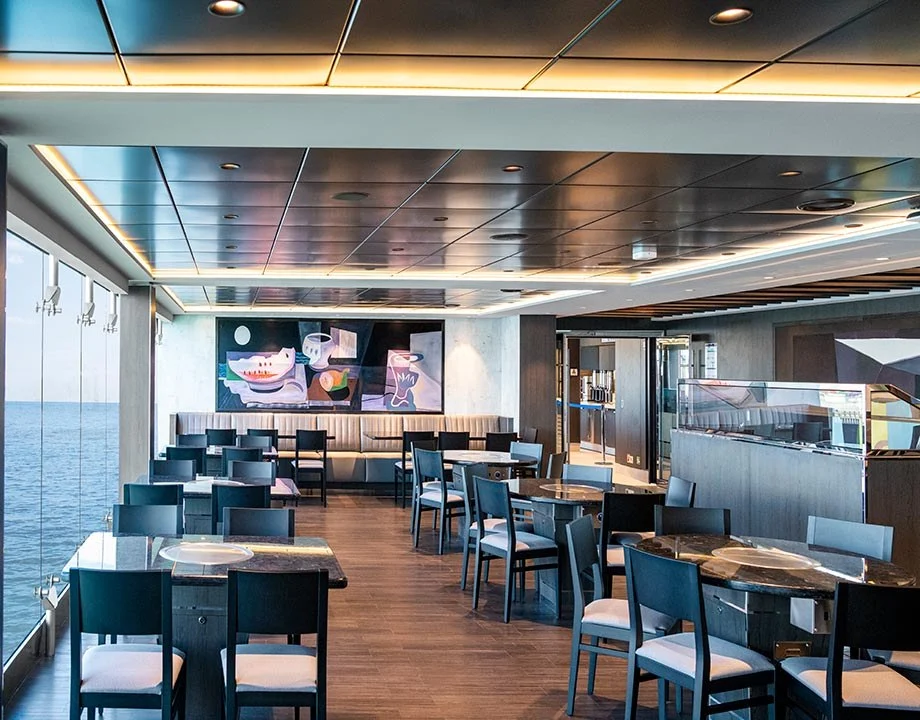Foto aan boord van de MSC Virtuosa