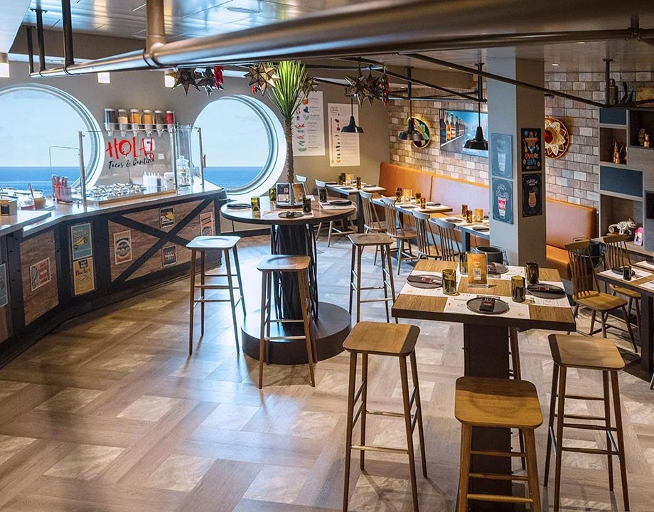 Foto aan boord van de MSC Virtuosa
