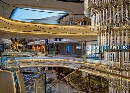 Foto aan boord van de MSC World Europa