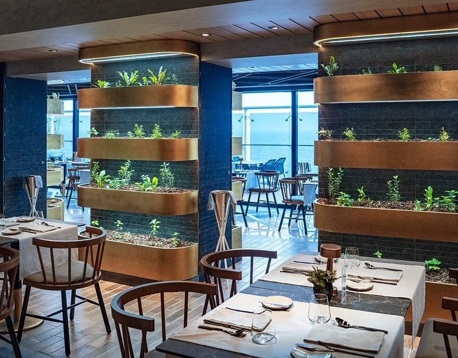 Foto aan boord van de MSC World Europa