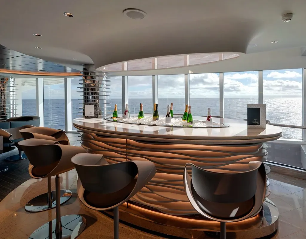 Foto aan boord van de MSC Seaside