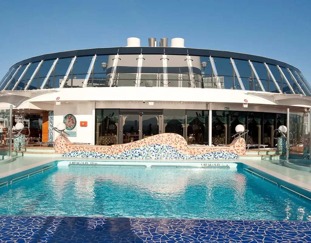 Foto aan boord van de MSC Splendida