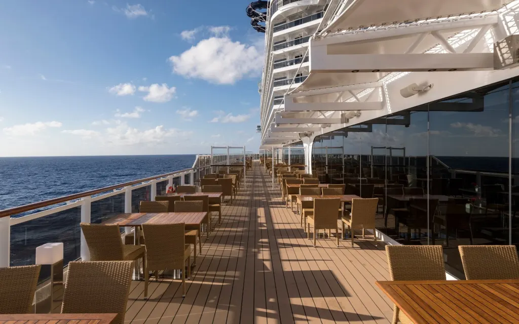 Foto aan boord van de MSC Seaview