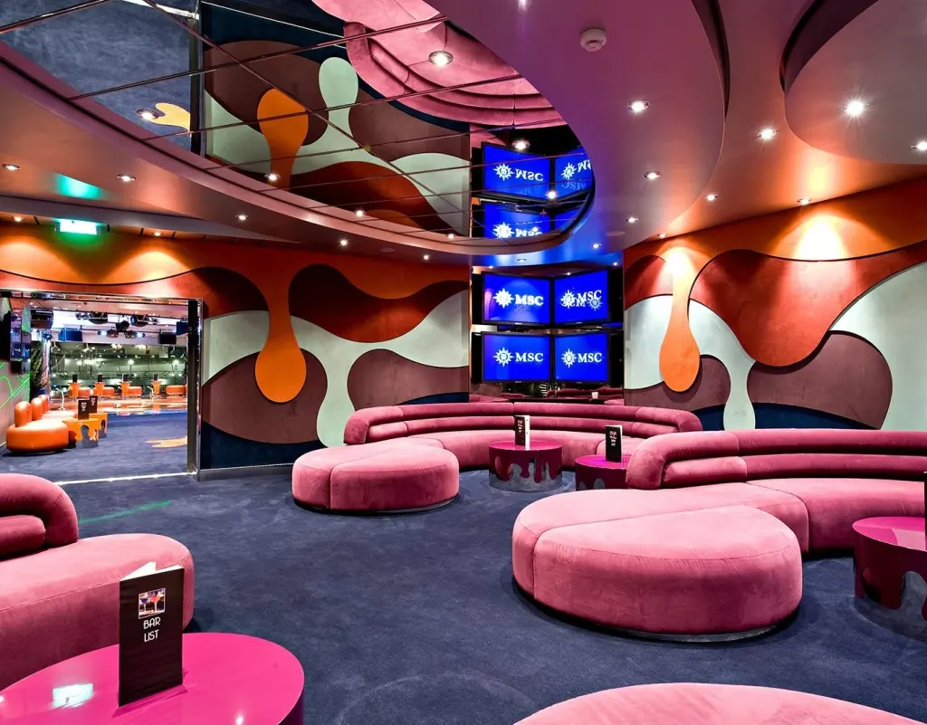 Foto aan boord van de MSC Splendida