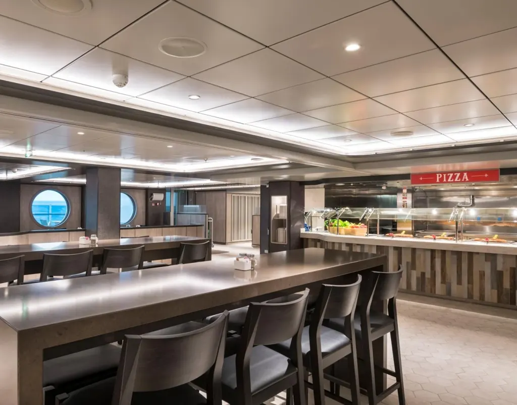 Foto aan boord van de MSC Seaside