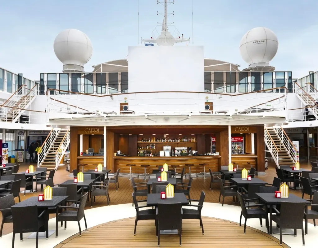 Foto aan boord van de MSC Sinfonia