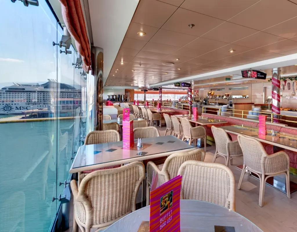 Foto aan boord van de MSC Opera
