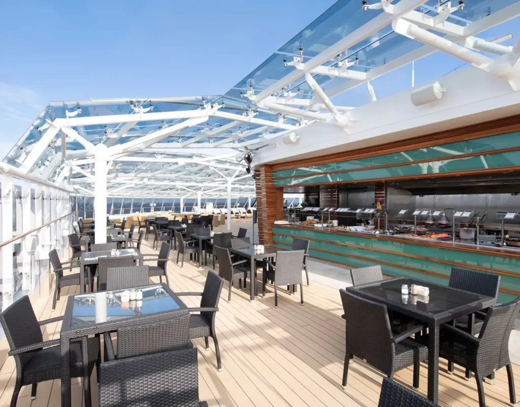 Foto aan boord van de MSC Bellissima
