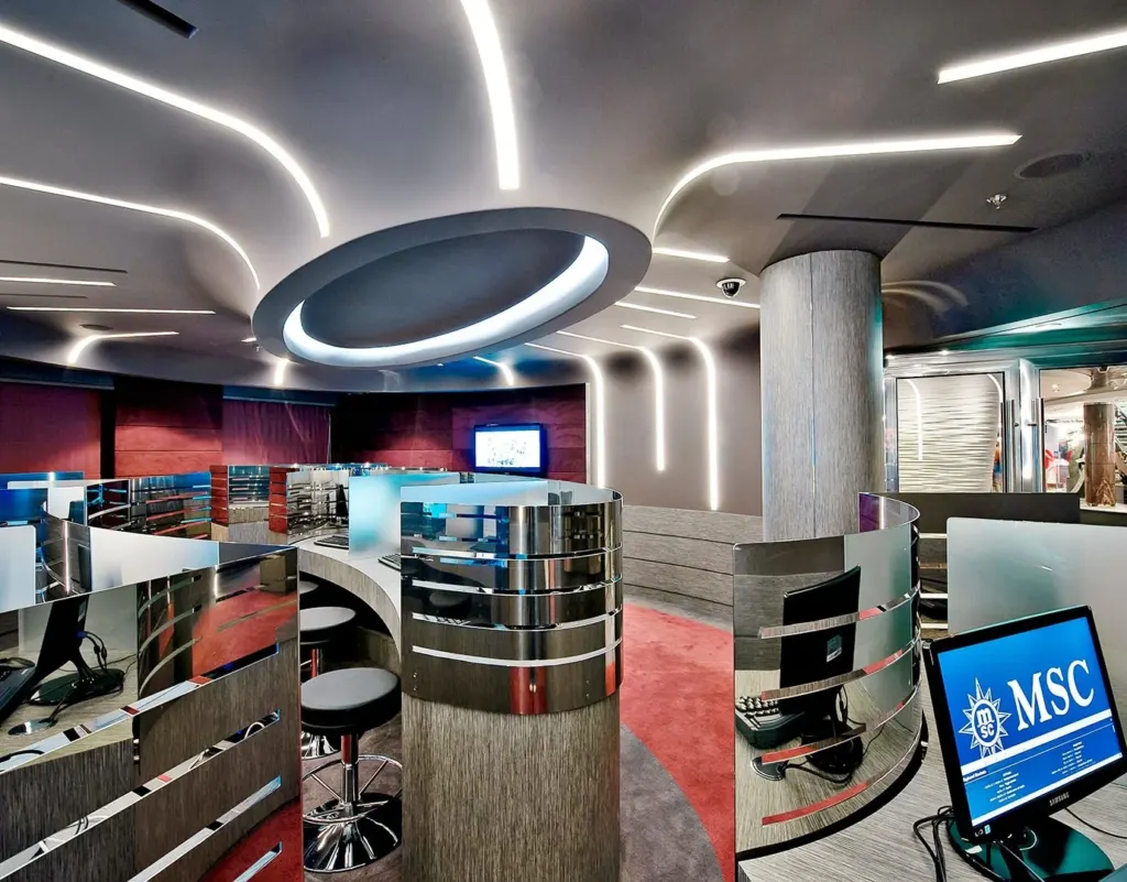 Foto aan boord van de MSC Divina