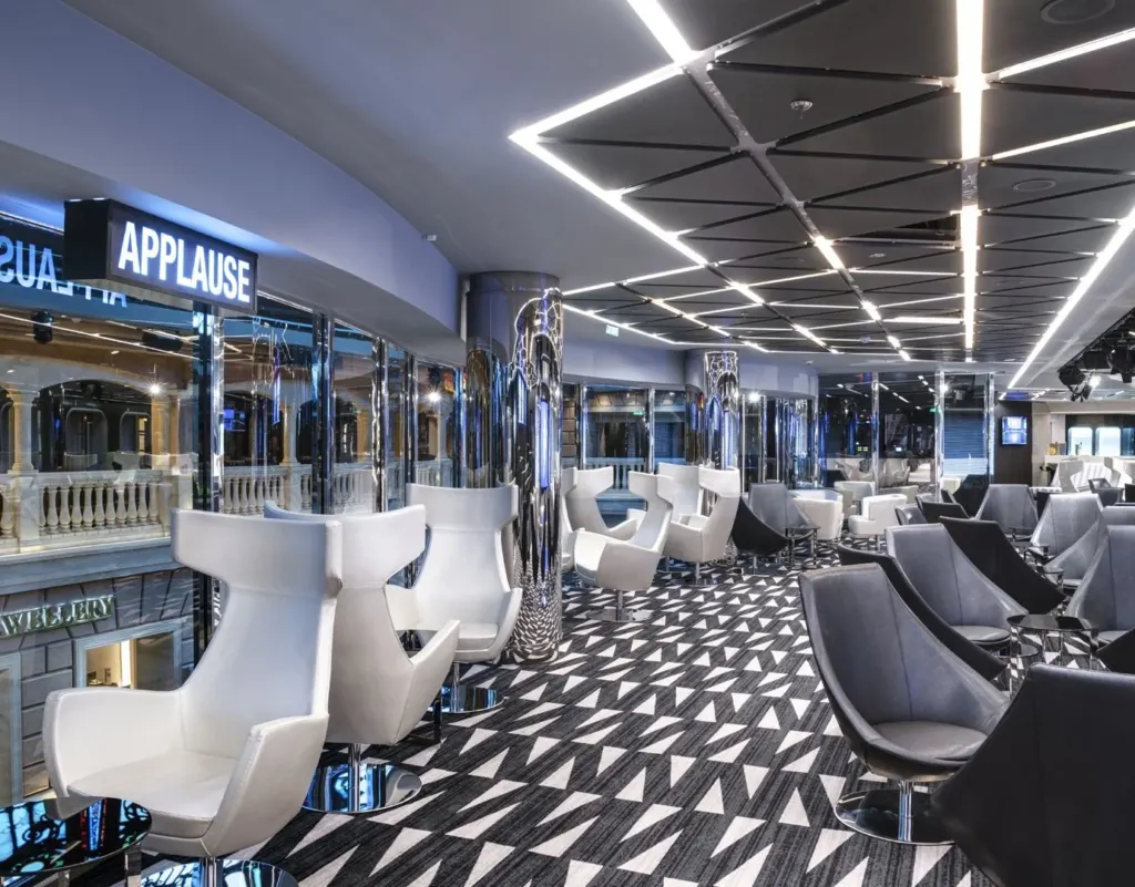 Foto aan boord van de MSC Bellissima