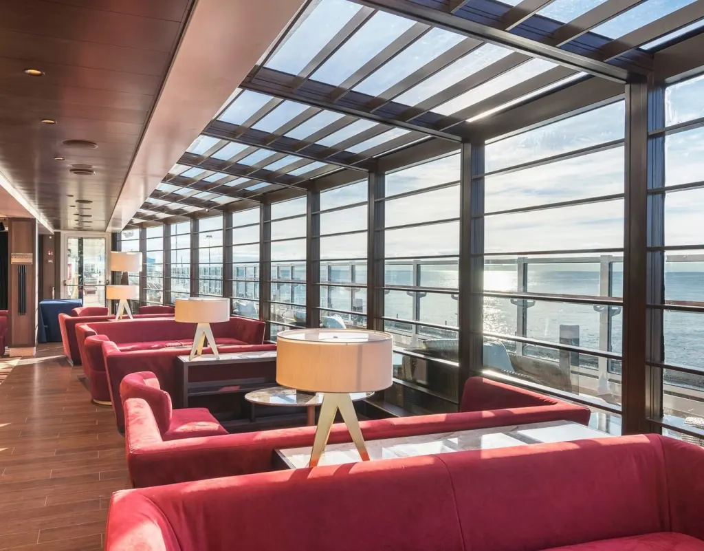 Foto aan boord van de MSC Seaside