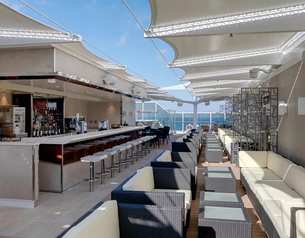 Foto aan boord van de MSC Seaside