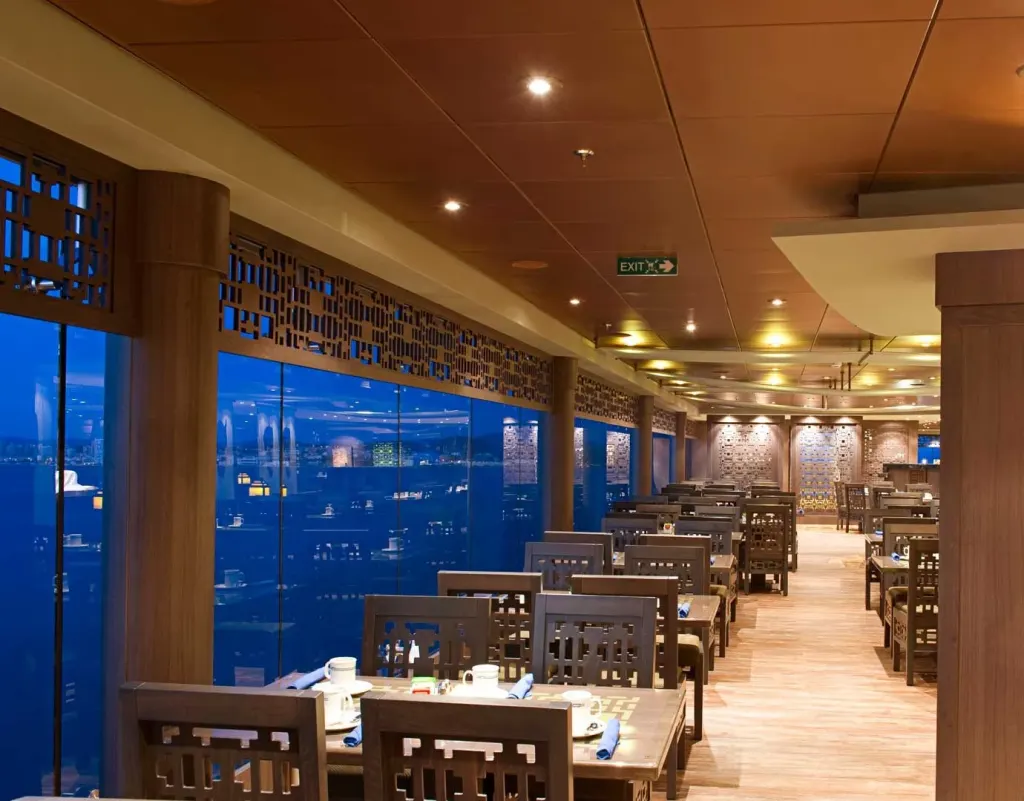 Foto aan boord van de MSC Splendida