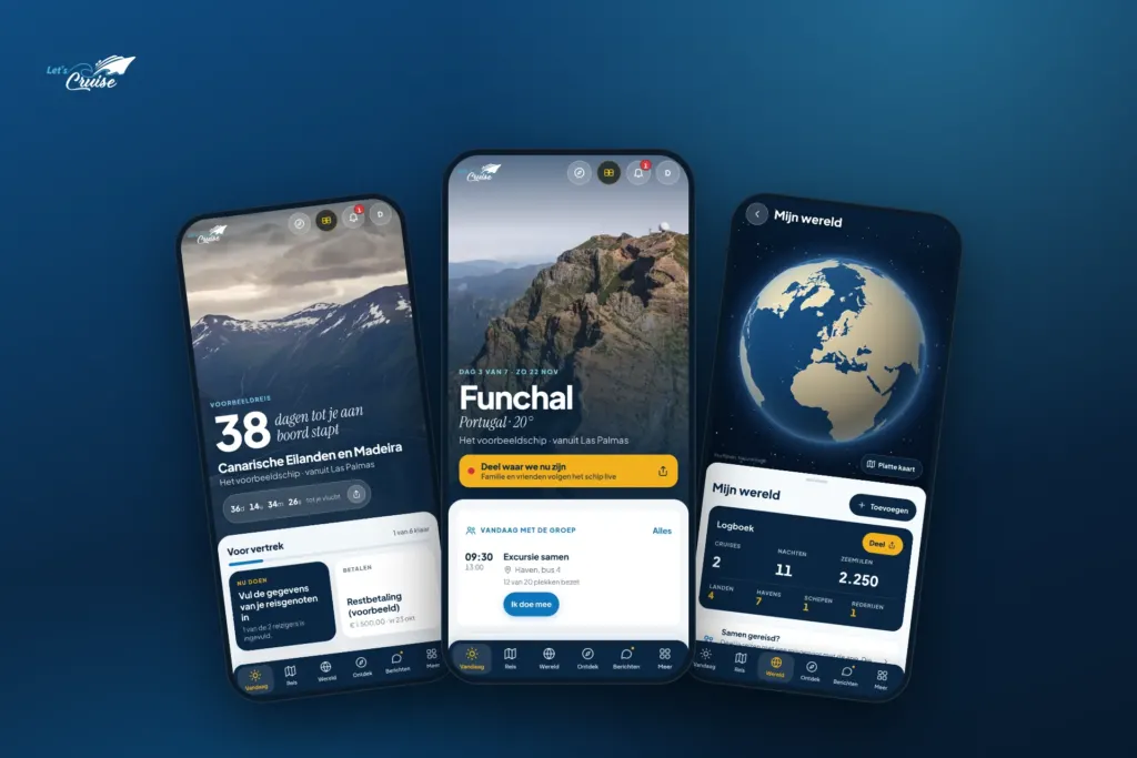 Let’s Cruise lanceert reis-app voor iPhone: je hele cruise op één plek