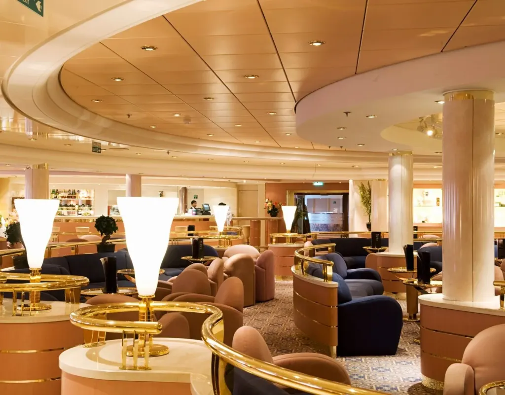 Foto aan boord van de MSC Lirica
