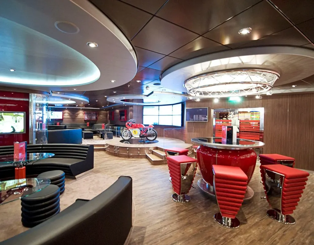 Foto aan boord van de MSC Fantasia