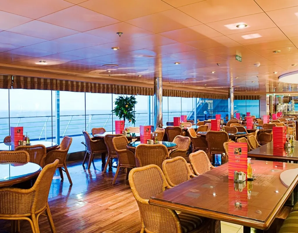 Foto aan boord van de MSC Lirica