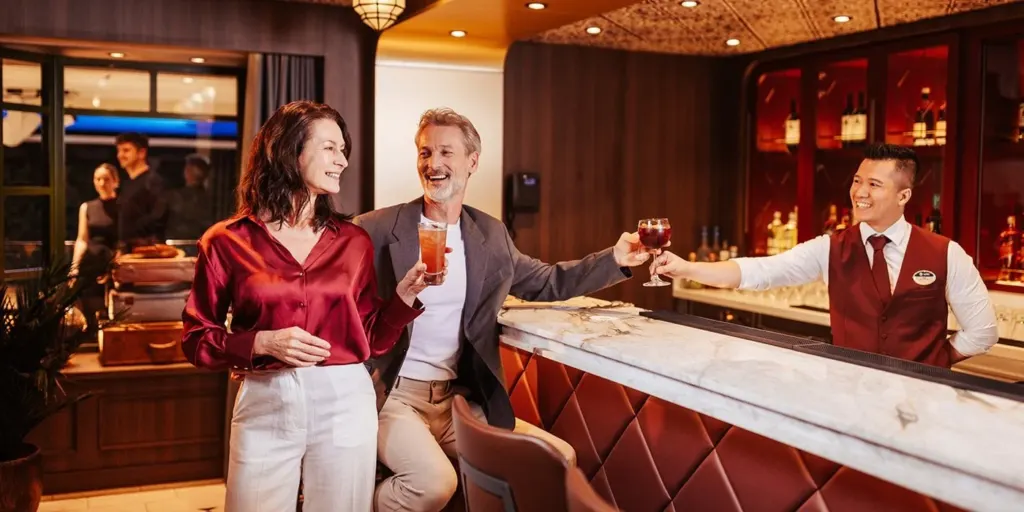 Foto aan boord van de MSC World Atlantic