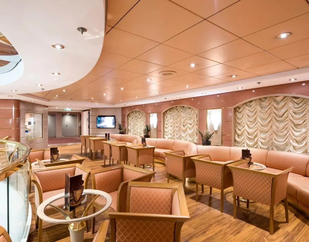 Foto aan boord van de MSC Lirica