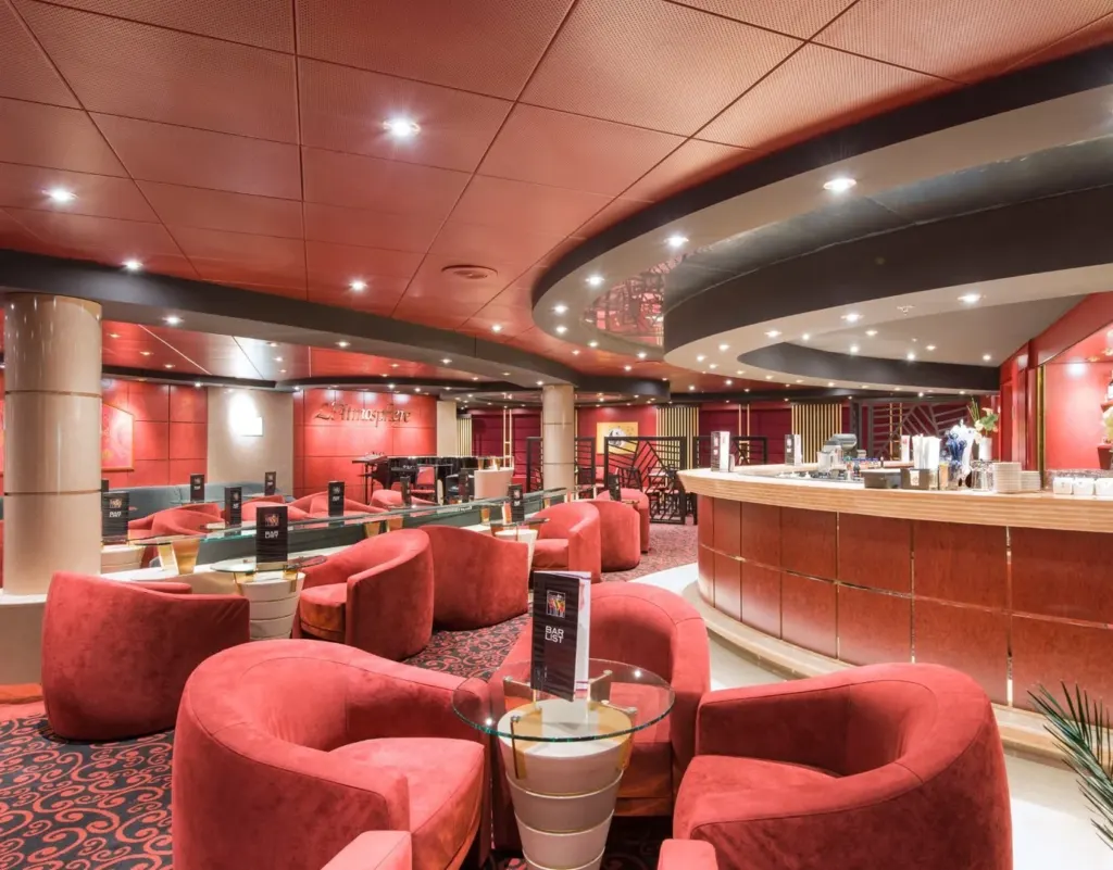 Foto aan boord van de MSC Lirica