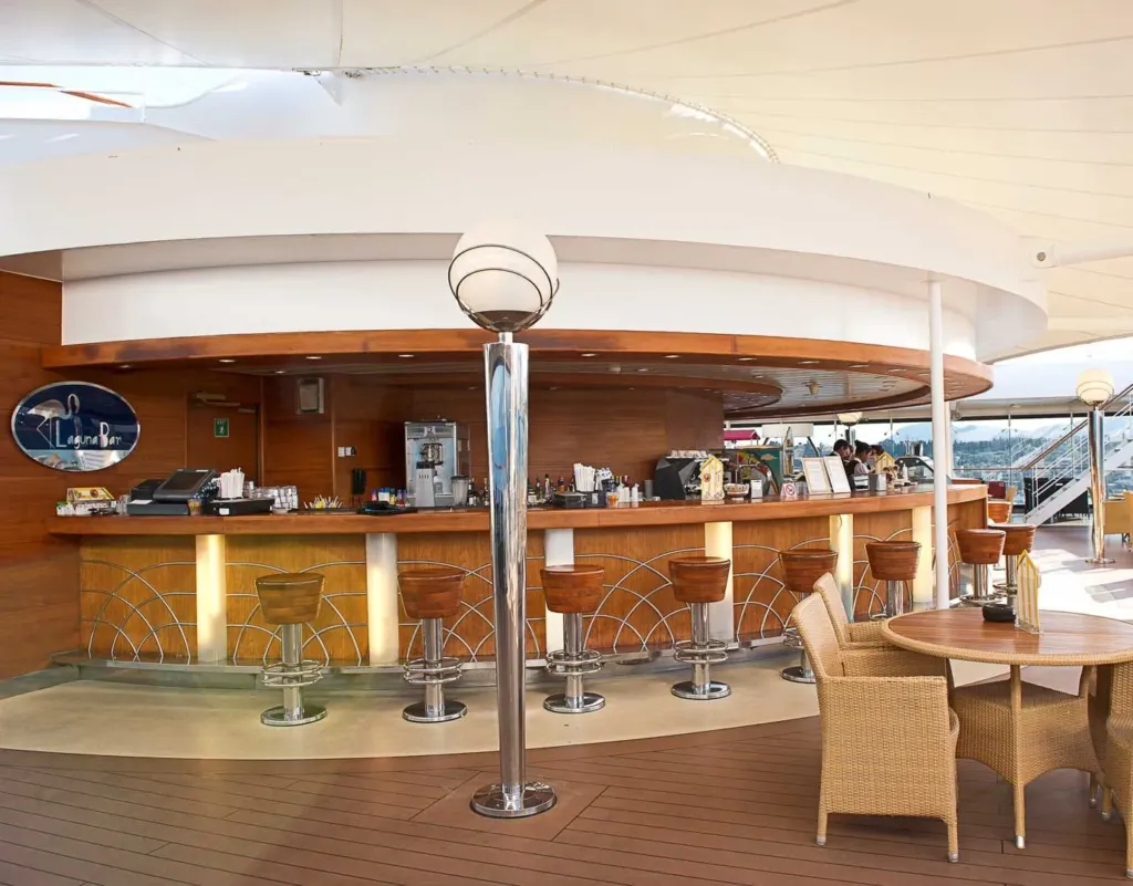 Foto aan boord van de MSC Musica