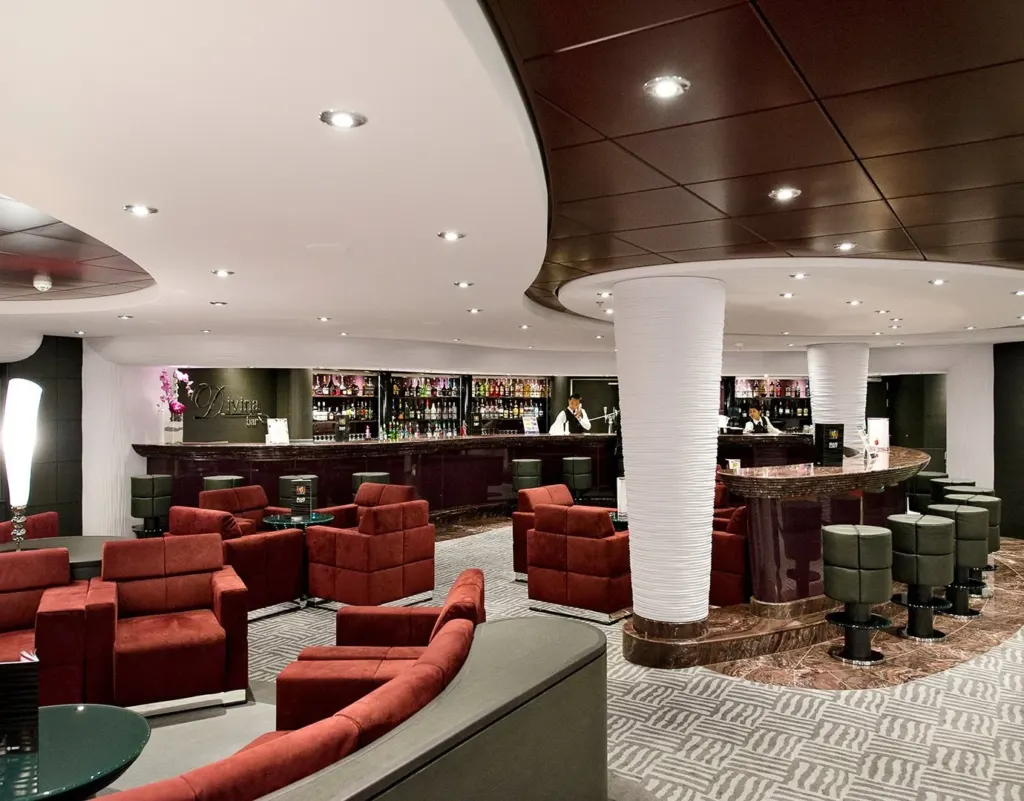 Foto aan boord van de MSC Divina