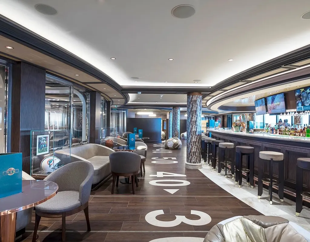 Foto aan boord van de MSC Seaside