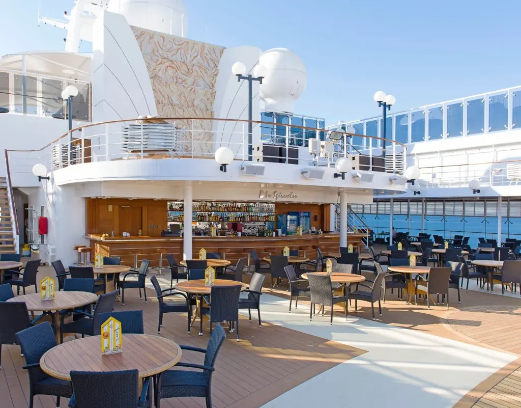 Foto aan boord van de MSC Opera