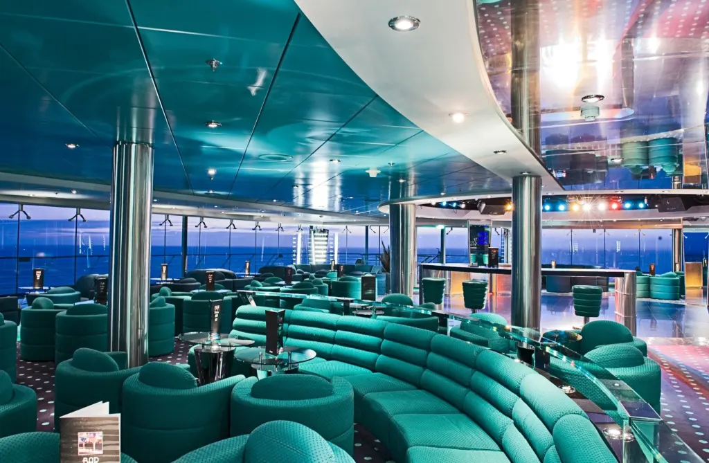 Foto aan boord van de MSC Lirica