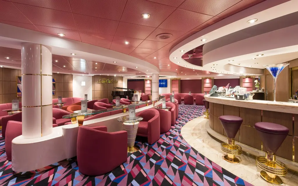 Foto aan boord van de MSC Opera