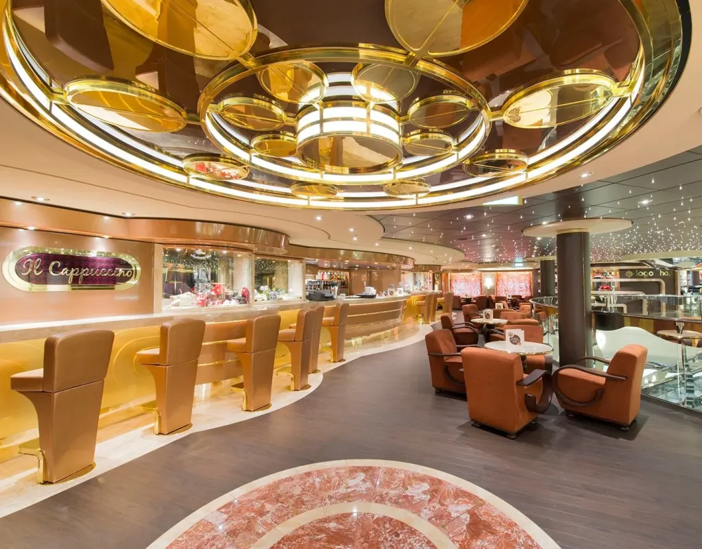 Foto aan boord van de MSC Preziosa